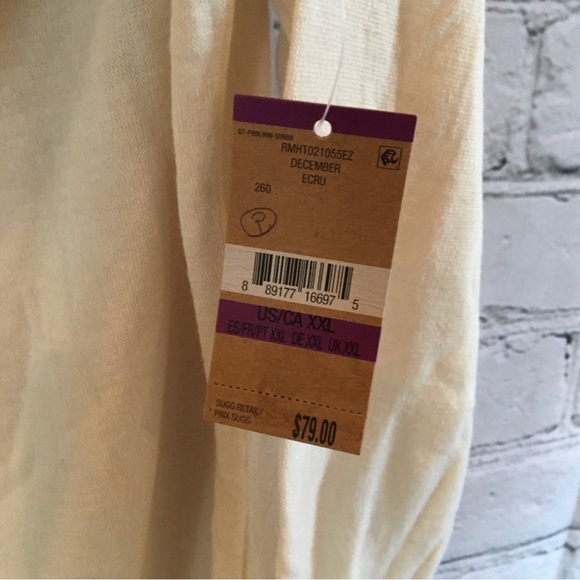 RACHEL Rachel Roy Off-Shoulder Long Sleeve White Sweater NWT - Picture 3 of 6